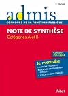 Concours Épreuve note de synthèse cat A et B