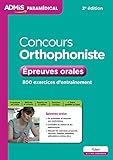 Concours Orthophoniste   %C3%A9preuves Orales   800 Exercices D'entra%C3%AEnement