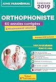 Concours Orthophoniste 2019   60 Annales Corrig%C3%A9es   Entra%C3%AEnement Intensif
