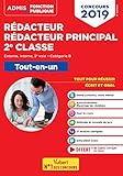 Concours R%C3%A9dacteur Et R%C3%A9dacteur Principal Territorial Cat%C3%A9gorie B   Tout En Un   Externe, Interne, 3e Voie Admis 2019