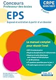 Concours Professeur Des Coles Eps Le Manuel Complet Pour Russir Loral Crpe 20202021