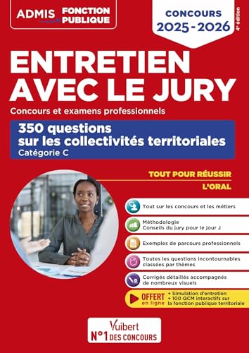 Entretien avec le jury — 350 questions — Catégorie C 2025-2026
