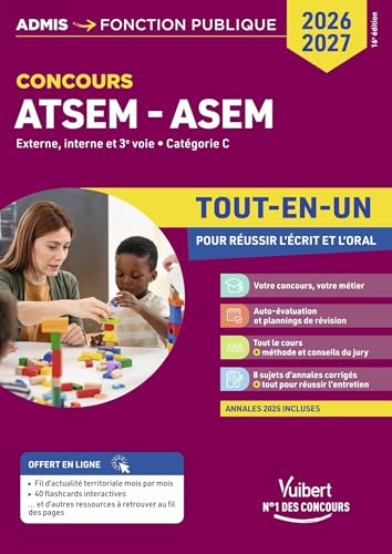 Concours ATSEM et ASEM 2026-2027 — Tout-en-un — Catégorie C