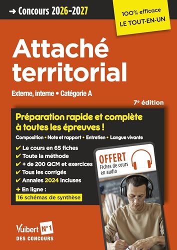 Concours Attaché territorial 2026-2027 — 100% efficace (Externe, interne)