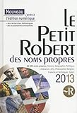 Petit Robert Noms Propres 2013