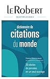 Dictionnaire De Citations Du Monde