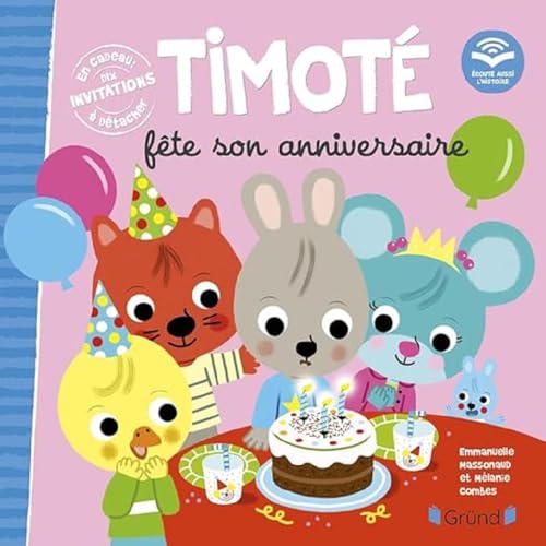 Timoté fête son anniversaire. Avec dix invitations à détacher