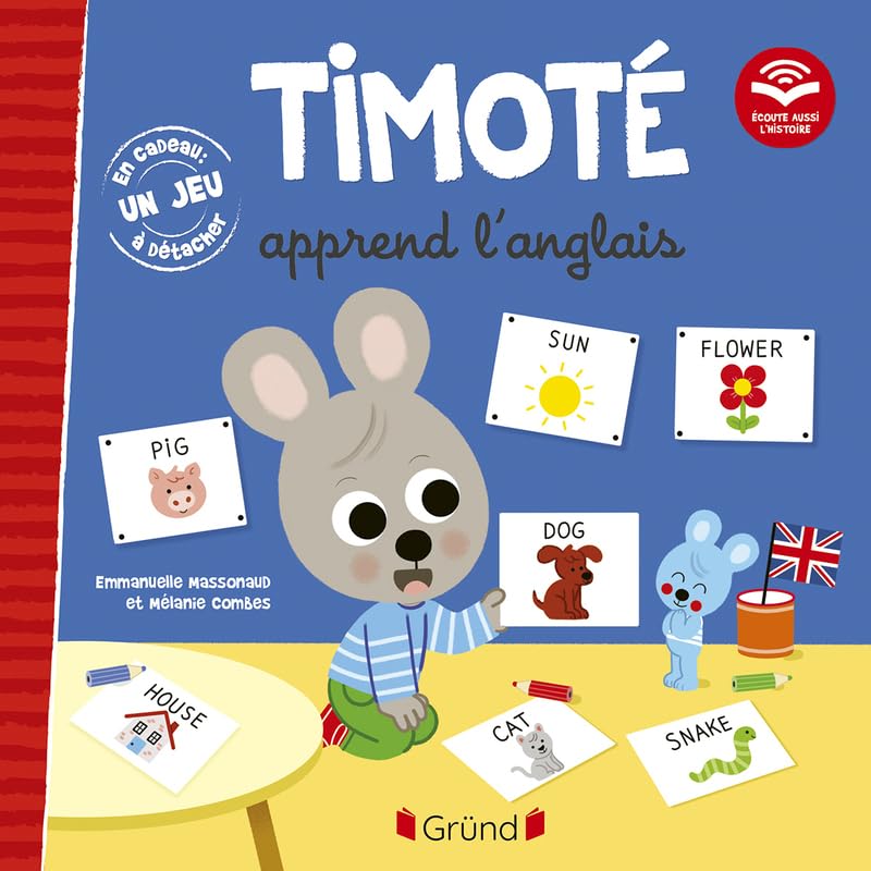 Timoté apprend l'anglais. Avec 1 jeu à détacher