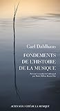Fondements de l'histoire de la musique