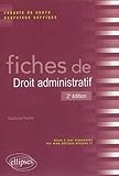 Fiches De Droit Administratif