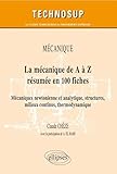 La M%C3%A9canique De A %C3%A0 Z En 100 Fiches M%C3%A9caniques Newtonienne Et Analytique Milieux Continus Niveau B