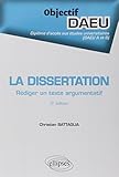 La Dissertation R%C3%A9diger Un Texte Argumentatif Objectif Daeu A Et B