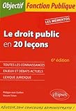 Le Droit Public En 20 Le%C3%A7ons