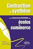 Contraction Et Synth%C3%A8se Aux Concours D'entr%C3%A9e Des %C3%A9coles De Commerce