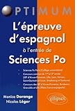 L'%C3%A9preuve D'espagnol %C3%A0 L'entr%C3%A9e De Sciences Po