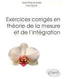 Exercices Corrig%C3%A9s En Th%C3%A9orie De La Mesure Et De L'int%C3%A9gration
