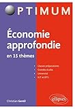 Conomie Approfondie En 15 Thmes