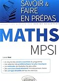 Savoir & Faire En Pr%C3%A9pas Maths Mpsi