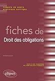Fiches De Droit Des Obligations