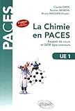 La Chimie En Paces Rappels De Cours Et Qcm Type Concours Ue1