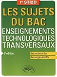 Enseignements Technologiques Transversaux Tle Sti2d Annales Corrig%C3%A9s