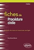 Fiches De Proc%C3%A9dures Civiles   5e %C3%A9dition
