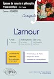 L'amour. Platon, Le Banquet   Shakespeare, Le Songe D'une Nuit D'%C3%A9t%C3%A9 %E2%80%93 Stendhal, La Chartreuse De Parme. %C3%A9preuve De Fran%C3%A7ais