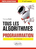 Tous Les Algorithmes Programmation Pour La Prpa Avec Python