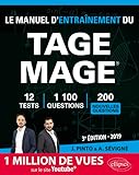 Le Manuel D'entra%C3%AEnement Du Tage Mage   10 Tests Blancs, 900 Questions + Corrig%C3%A9s En Vid%C3%A9o   %C3%A9dition 2019