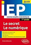 Concours Commun Iep 2019 1re Anne Le Secret Le Numrique