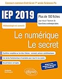 Concours Commun Iep 2019 Plus De 100 Fiches Pour Russir Lpreuve De Questions Contemporaines Entre En 1re Anne Le Numrique Le Secret