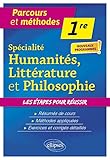 Sp%C3%A9cialit%C3%A9 Humanit%C3%A9s, Litt%C3%A9rature Et Philosophie   Premi%C3%A8re   Nouveaux Programmes