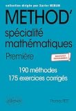 Spcialit Mathmatiques Premire Nouveaux Programmes