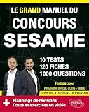 Le Grand Manuel Du Concours Sesame Crits Oraux 120 Fiches 10 Tests 1000 Questions Corrigs En Vido Dition 2020