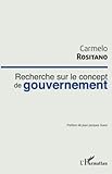 Recherche Sur Le Concept De Gouvernement