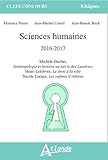 Sciences Humaines 20162018