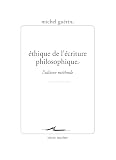 Éthique de l'écriture philosophique