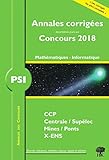 Annales 2018 Ccp Mines Centrale Polytechnique: Math%C3%A9matiques Et Informatique Psi