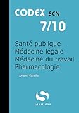 Sant%C3%A9 Publique   M%C3%A9decine L%C3%A9gale   M%C3%A9decine Du Travail   Pharmacologie