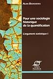 Pour Une Sociologie Historique De La Quantification