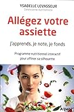All%C3%A9gez Votre Assiette. J'apprends, Je Note, Je Fonds, Programme Nutritionnel Interactif Pour Affine