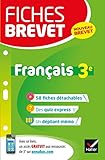 Fiches Brevet Fran%C3%A7ais 3e: Fiches De R%C3%A9vision Pour Le Nouveau Brevet