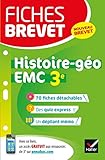 Fiches Brevet Histoire G%C3%A9ographie Emc 3e: Fiches De R%C3%A9vision Pour Le Nouveau Brevet