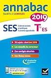 Annales Annabac 2019 Ses Tle Es Sp%C3%A9cifique & Sp%C3%A9cialit%C3%A9s: Sujets Et Corrig%C3%A9s Du Bac Terminale Es