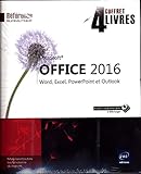 Microsoft%C2%AE Office 2016   Coffret De 4 Livres : Word, Excel, Powerpoint Et Outlook