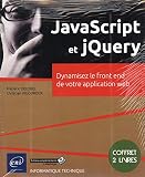 Javascript Et Jquery Coffret De 2 Volumes Dynamisez Le Front End De Votre Application Web