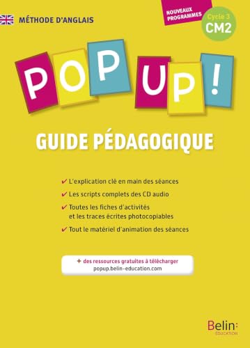 Pop up ! CM2 - Guide P&eacute;dagogique - Edition 2017Mich&egrave;le Geffr