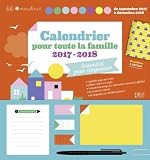 Calendrier Pour Toute La Famille 2017