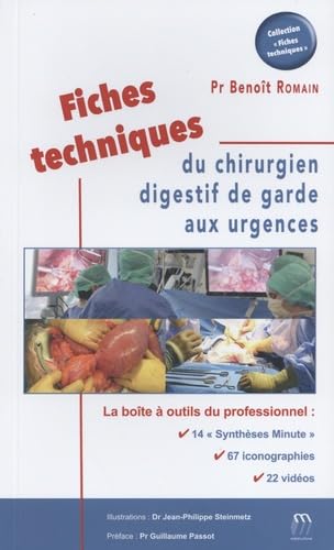 Couverture — Fiches techniques du chirurgien digestif de garde