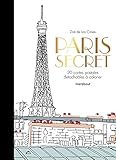 Paris Secret   20 Cartes Postales %C3%A0 Colorier